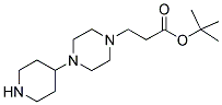 3-(4-PIPERIDIN-4-YL-PIPERAZIN-1-YL)-PROPIONIC ACID TERT-BUTYL ESTER Struktur