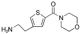 2-[5-(4-MORPHOLINYLCARBONYL)-3-THIENYL]ETHYLAMINE Struktur