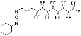 N-CYCLOHEXYL-N'-[3-(PERFLUOROOCTYL)PROPYL]CARBODIIMIDE Struktur