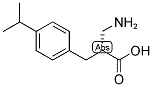 (R)-2-AMINOMETHYL-3-(4-ISOPROPYL-PHENYL)-PROPIONIC ACID Struktur