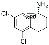 (R)-5,7-DICHLORO-1,2,3,4-TETRAHYDRO-NAPHTHALEN-1-YLAMINE Struktur