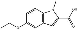 5-ETHOXY-1-METHYL-1H-INDOLE-2-CARBOXYLIC ACID Struktur