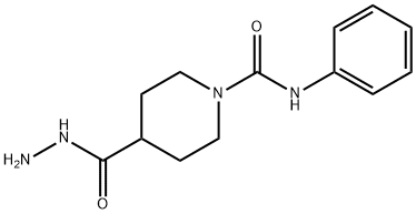 4-HYDRAZINOCARBONYL-PIPERIDINE-1-CARBOXYLIC ACID PHENYLAMIDE Struktur