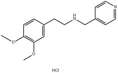 [2-(3,4-DIMETHOXY-PHENYL)-ETHYL]-PYRIDIN-4-YL-METHYL-AMINE HYDROCHLORIDE Struktur