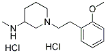 1-[2-(2-METHOXYPHENYL)ETHYL]-N-METHYLPIPERIDIN-3-AMINE DIHYDROCHLORIDE Struktur