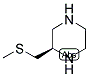 (R)-2-METHYLSULFANYLMETHYL-PIPERAZINE Struktur