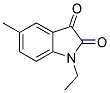 1-ETHYL-5-METHYL-1H-INDOLE-2,3-DIONE Struktur