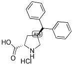 (S)-GAMMA-BENZHYDRYL-L-PROLINE-HCL Struktur