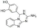 4-(2-AMINO-3,4-DIHYDRO[1,3,5]TRIAZINO[1,2-A]BENZIMIDAZOL-4-YL)BENZENE-1,2-DIOL Struktur