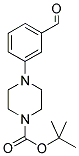 1-(3-FORMYL-PHENYL)-PIPERAZINE-4-CARBOXYLIC ACID TERT-BUTYL ESTER Struktur