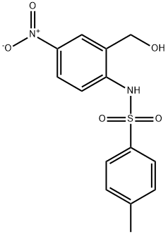 N-(2-HYDROXYMETHYL-4-NITRO-PHENYL)-4-METHYL-BENZENESULFONAMIDE Struktur