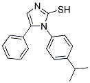 1-(4-ISOPROPYLPHENYL)-5-PHENYL-1H-IMIDAZOLE-2-THIOL Struktur