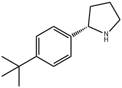 (S)-2-(4-TERT-BUTYLPHENYL)PYRROLIDINE Struktur