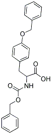 4-(BENZYLOXY)-N-[(BENZYLOXY)CARBONYL]PHENYLALANINE Struktur