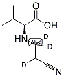 N-(2-CYANOETHYL-(1,1,2-D3)) VALINE Struktur