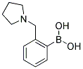 2-(1-PYRROLIDINYLMETHYL)PHENYLBORONIC ACID Struktur