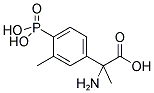 ALPHA-METHYL-3-METHYL-4-PHOSPHONOPHENYLGLYCINE Struktur