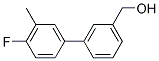 (4'-FLUORO-3'-METHYLBIPHENYL-3-YL)-METHANOL Struktur