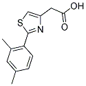 [2-(2,4-DIMETHYLPHENYL)-1,3-THIAZOL-4-YL]ACETIC ACID Struktur