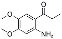 1-(2-AMINO-4,5-DIMETHOXY-PHENYL)-PROPAN-1-ONE Struktur