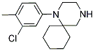 1-(3-CHLORO-4-METHYLPHENYL)-1,4-DIAZASPIRO[5.5]UNDECANE Struktur