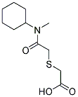 ([2-[CYCLOHEXYL(METHYL)AMINO]-2-OXOETHYL]THIO)ACETIC ACID Struktur