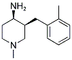 CIS-1-METHYL-3-(2-METHYLBENZYL)PIPERIDIN-4-AMINE Struktur