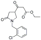 ETHYL 3-(1-(2-CHLOROBENZYL)-5-OXOPYRROLIDIN-3-YL)-3-OXOPROPANOATE Struktur