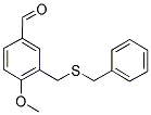 3-[(BENZYLSULFANYL)METHYL]-4-METHOXYBENZALDEHYDE Struktur