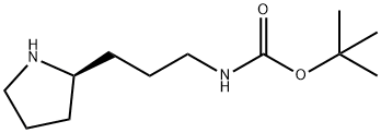 (R)-(3-PYRROLIDIN-2-YL-PROPYL)-CARBAMIC ACID TERT-BUTYL ESTER Struktur