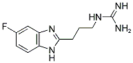 2-GUANIDINYLPROPYL-5(6)-FLUORO-BENZIMIDAZOLE Struktur