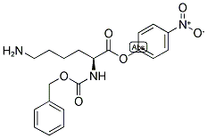 CBZ-L-LYS-P-NITROPHENYL ESTER Struktur