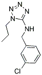 N-(3-CHLOROBENZYL)-1-PROPYL-1H-TETRAZOL-5-AMINE Struktur