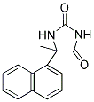 5-METHYL-5-(1-NAPHTHYL)IMIDAZOLIDINE-2,4-DIONE Struktur