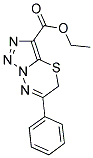 ETHYL 6-PHENYL-5H-[1,2,3]TRIAZOLO[5,1-B][1,3,4]THIADIAZINE-3-CARBOXYLATE Struktur