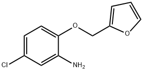 5-CHLORO-2-(2-FURYLMETHOXY)ANILINE Struktur