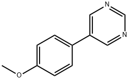 5-(4-METHOXYPHENYL)PYRIMIDINE Struktur