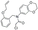 N-[2-(ALLYLOXY)BENZYL]-2-CHLORO-N-2,3-DIHYDRO-1,4-BENZODIOXIN-6-YLACETAMIDE Struktur