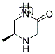 (S)-5-METHYL-PIPERAZIN-2-ONE Struktur