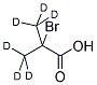 2-BROMO-2-METHYL-D3-PROPIONIC-3,3,3-D3 ACID Struktur