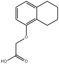 (5,6,7,8-TETRAHYDRO-NAPHTHALEN-1-YLOXY)-ACETIC ACID Struktur