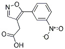 [5-(3-NITRO-PHENYL)-ISOXAZOL-4-YL]-ACETIC ACID Struktur