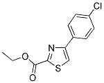 4-(4-CHLORO-PHENYL)-THIAZOLE-2-CARBOXYLIC ACID ETHYL ESTER Struktur