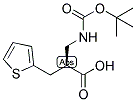 (S)-2-(TERT-BUTOXYCARBONYLAMINO-METHYL)-3-THIOPHEN-2-YL-PROPIONIC ACID Struktur