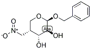 (4R)-BENZYL-4-DEOXY-4-C-NITROMETHYL-BETA-D-ARABINOPYRANOSIDE Struktur