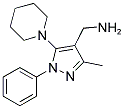 (3-METHYL-1-PHENYL-5-PIPERIDIN-1-YL-1H-PYRAZOL-4-YL)METHYLAMINE Struktur