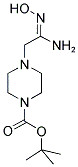 1-BOC-4-HYDROXYCARBAMIMIDOYLMETHYL PIPERAZINE Struktur