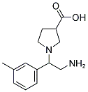 1-(2-AMINO-1-M-TOLYL-ETHYL)-PYRROLIDINE-3-CARBOXYLIC ACID Struktur