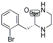 (R)-3-(2-BROMO-BENZYL)-PIPERAZIN-2-ONE Struktur