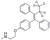 N-DESMETHYLTAMOXIFEN-ETHYL-D5 Struktur